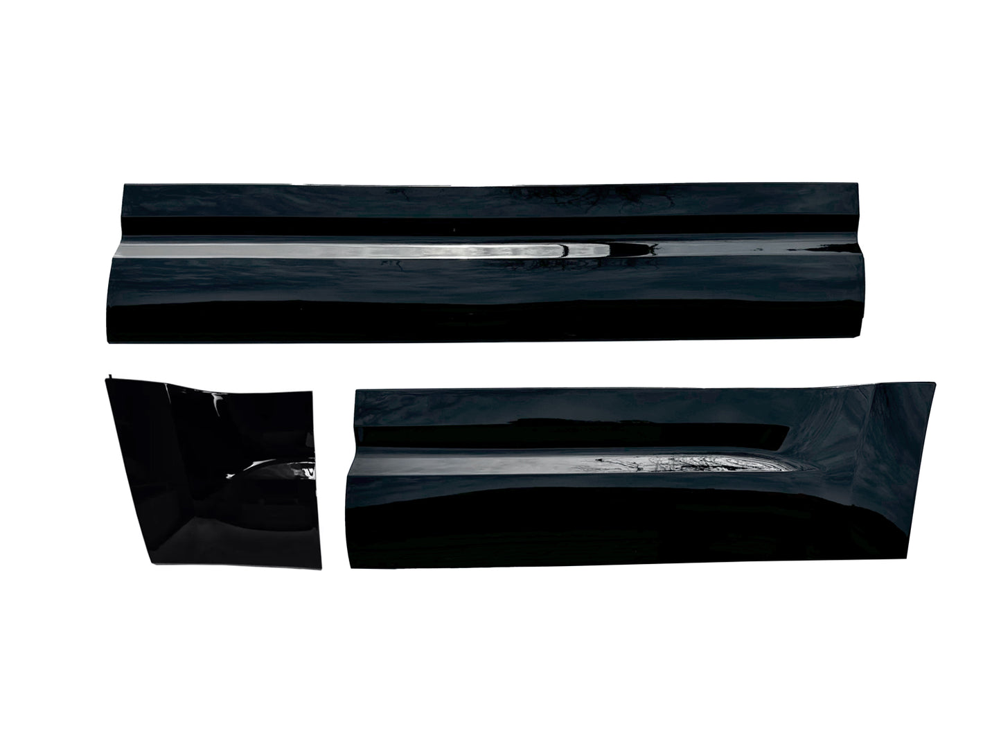 Lower Door Trim Kit in High Gloss Black for Land Rover Defender 110 L663