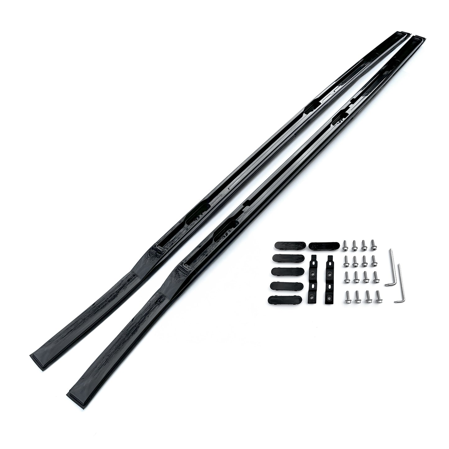 L663 Defender 110 Roof Rails in Gloss Black