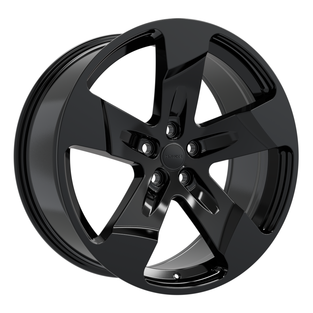 4 X 22 INCH HAWKE FIVE TOOTH WHEELS (LAND ROVER DEFENDER) (WIDER REARS)