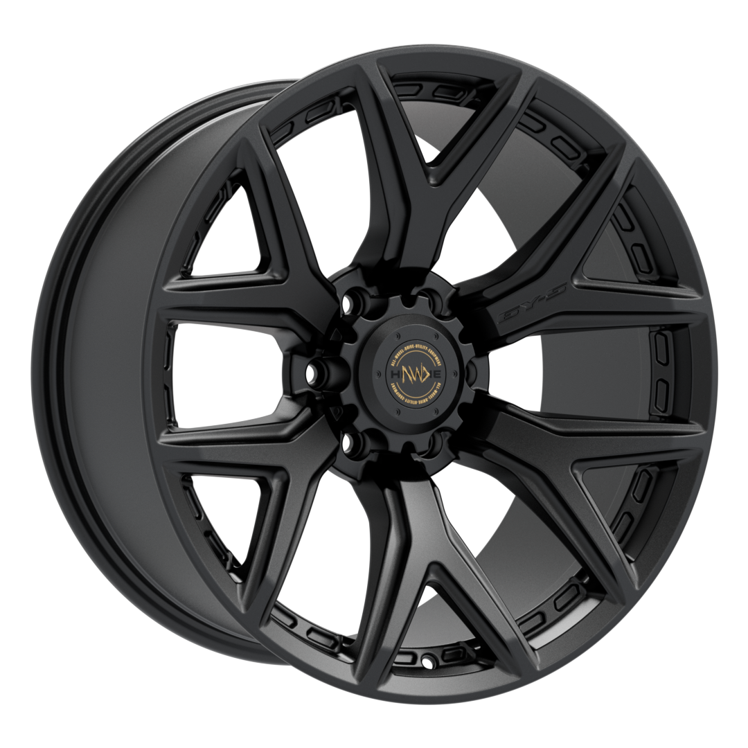 4 X 20" HAWKE AWD 6Y-S WHEELS MATT BLACK (6X139) | ET00