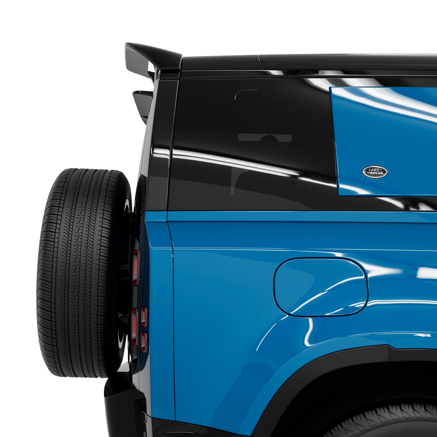 Hawke Aero 2 Roof Spoiler Gloss Black Fits Land Rover Defender 90 & 110 L663 2020