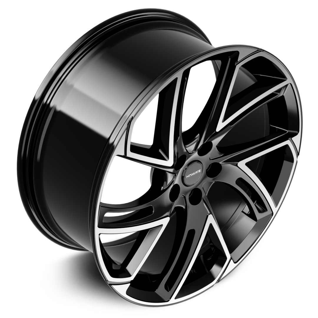 4 x 22" HAWKE CONDOR WHEELS (5x120)