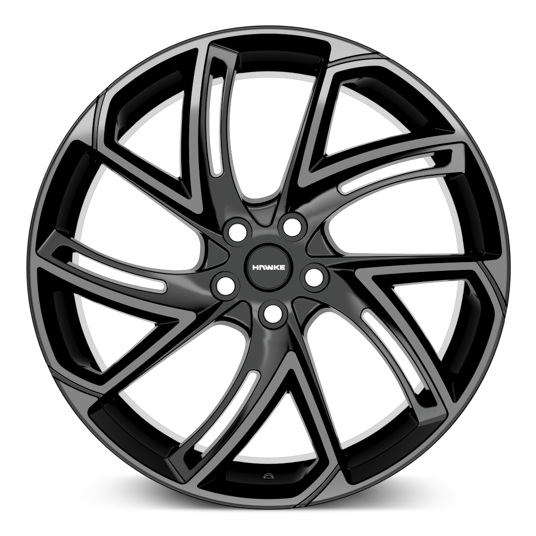 4 x 22" HAWKE CONDOR WHEELS (5x120)