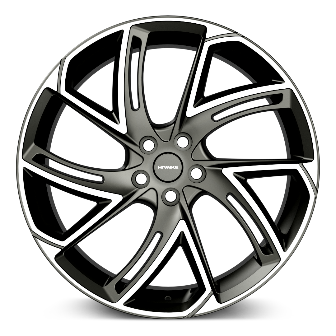 4 x 22" HAWKE CONDOR WHEELS (5x120)