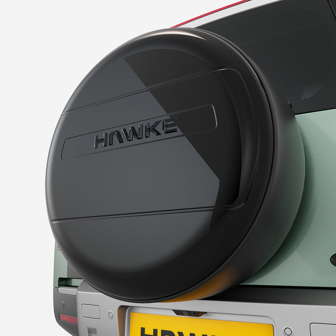 Hawke Rear Wheel Cover Gloss Black to fit Defender 90 & 110 L663 MY20 - Image 2