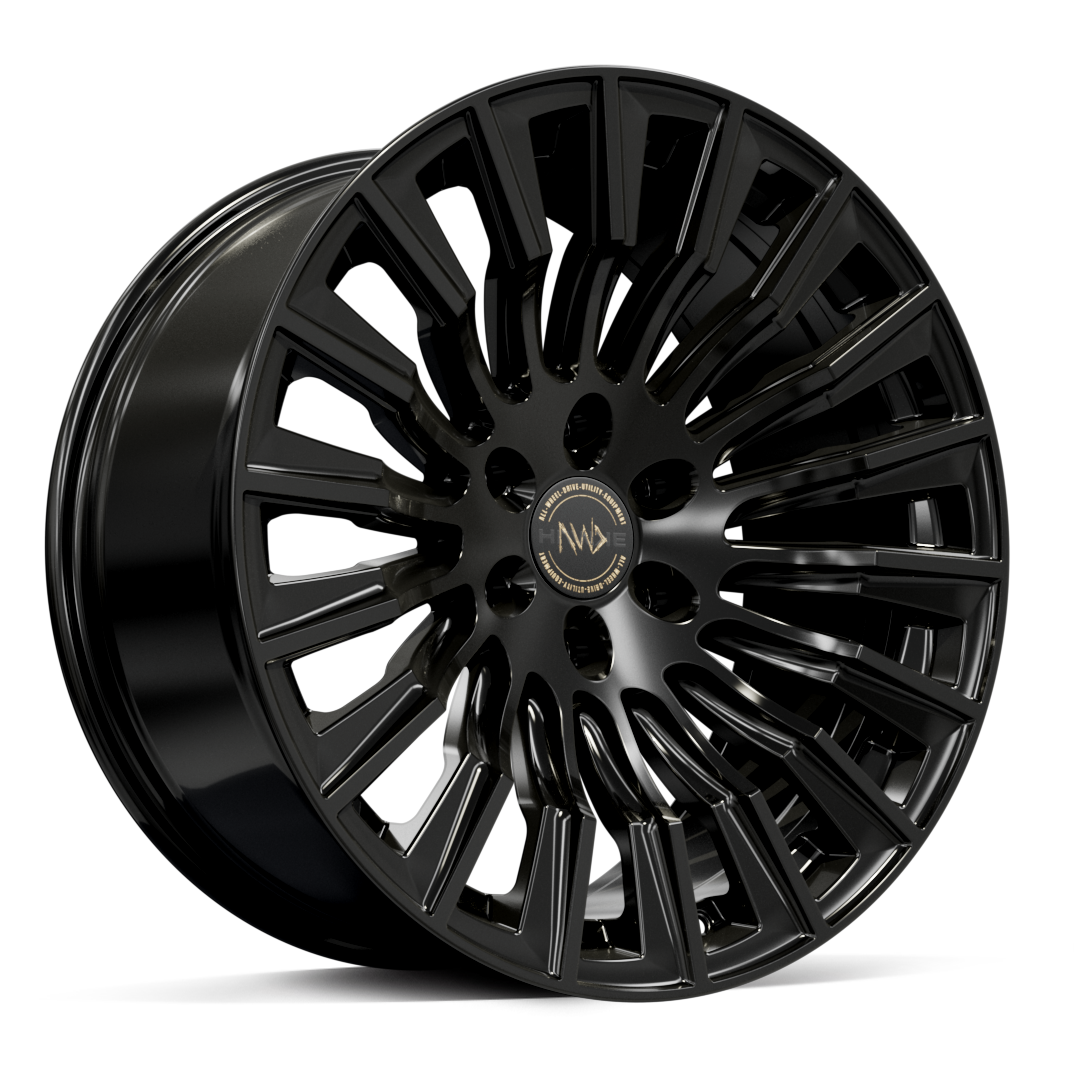 20" Hawke AWD Denali XXC Alloy Wheel Set (4x) | Black | Nissan / Toyota / X-Class
