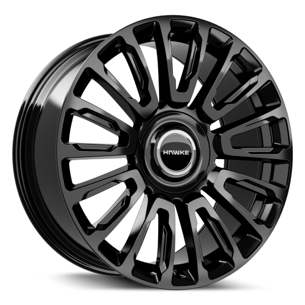 4 x 22" HAWKE DRESDEN WHEELS (5x120)