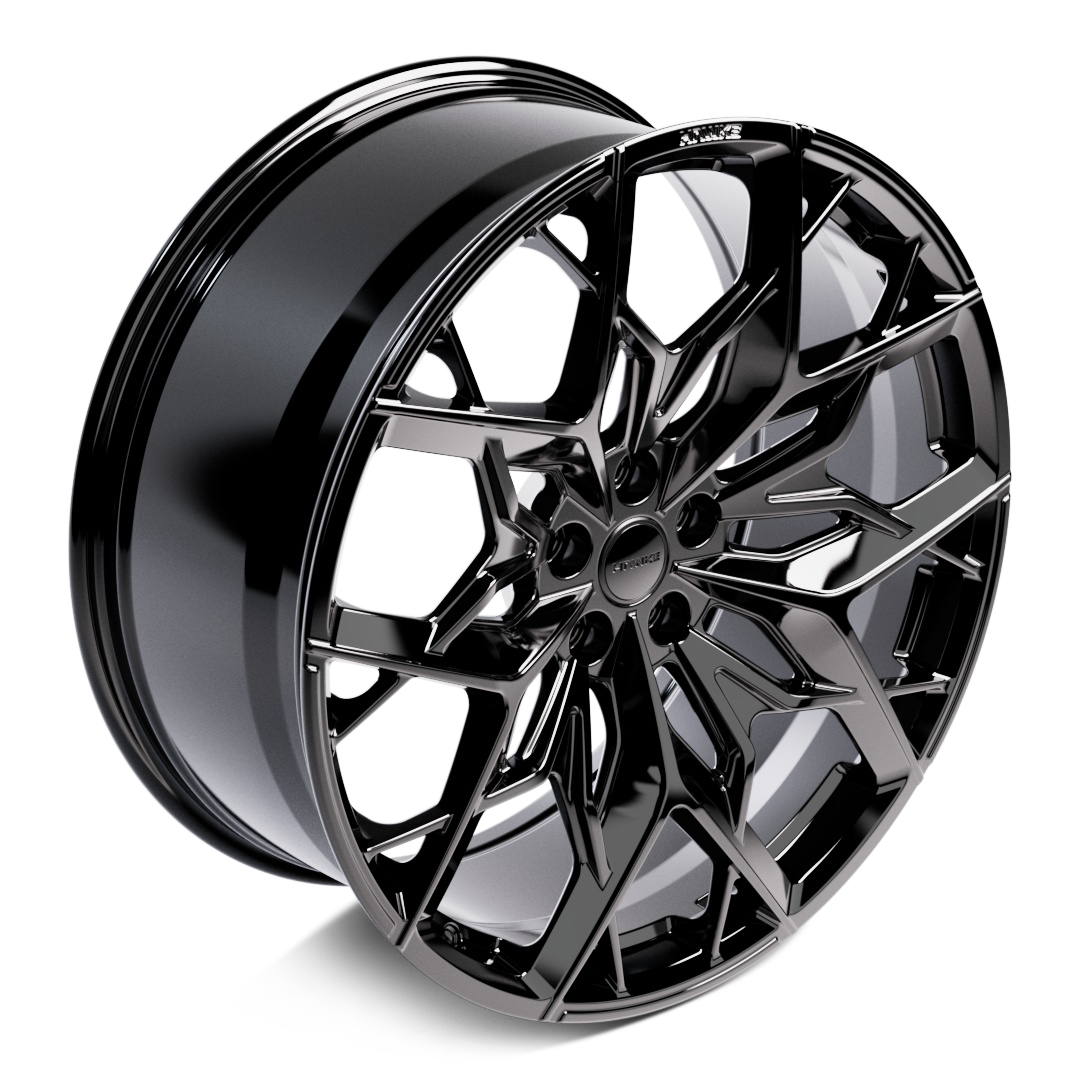 23" Hawke Vortex Alloy Wheel Set (4x) | Gloss Black | Range Rover | 5x120 - Image 3