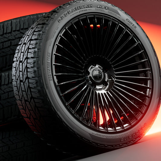 4 x HAWKE SAKA 22 INCH WHEELS & TYRES PACKAGE (LAND ROVER DEFENDER)