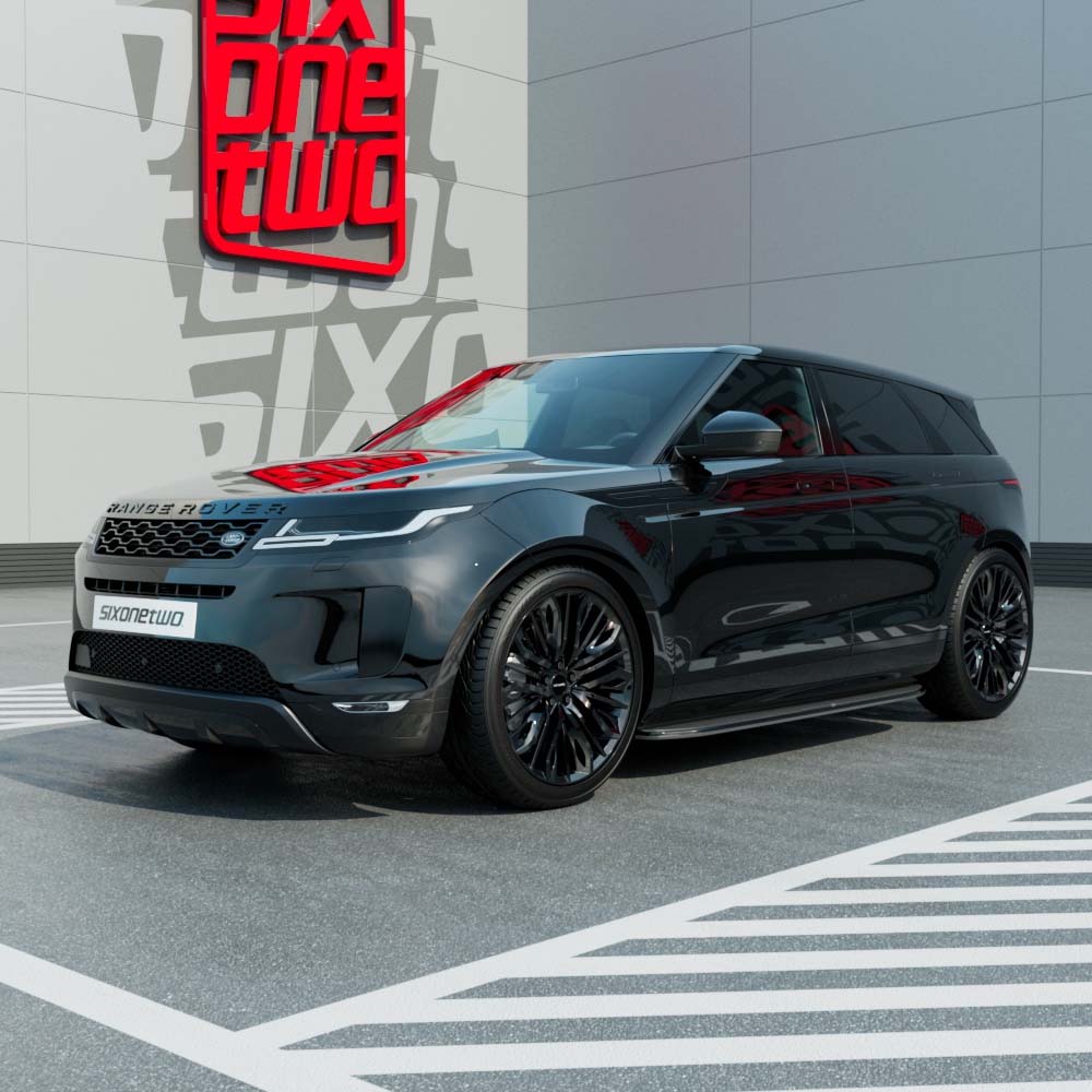 PATTERN SIDE STEPS - BLACK RANGE ROVER EVOQUE (L551 2018>)