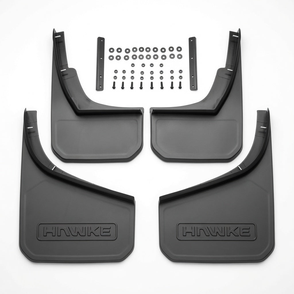 to fit Land Rover Defender 110 Hawke Logo Mud Flaps Splash Guards L663 2020+