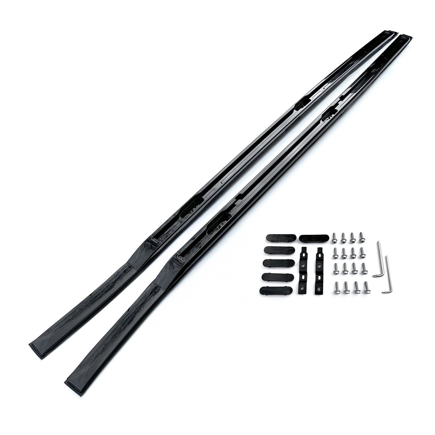 L663 Defender 110 Roof Rails in Gloss Black