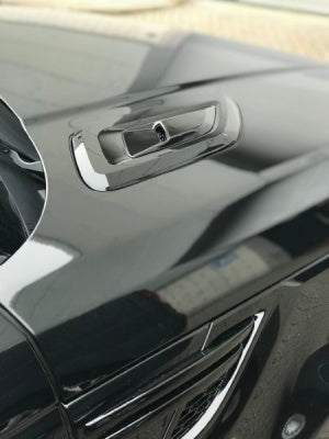 2018 Look Bonnet Vents Gloss black to to fit Range Rover Sport L494 - Image 5