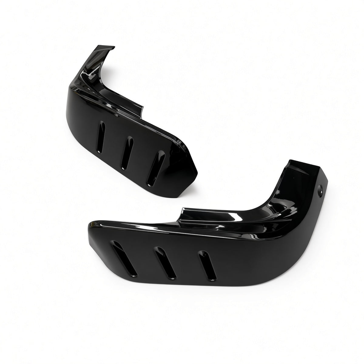 Hawke Front Bumper Canards to fit Land Rover Defender L663 90 Gloss Black - Image 5