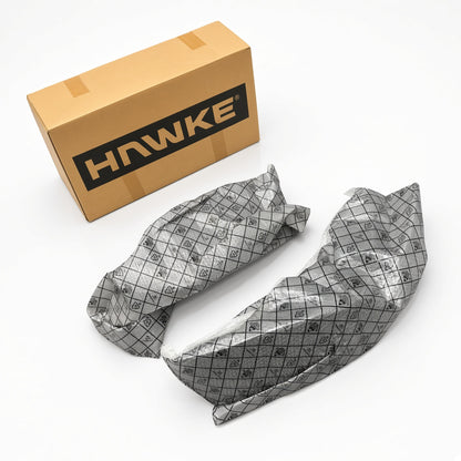 Hawke Front Bumper Canards to fit Land Rover Defender L663 90 Gloss Black - Image 9