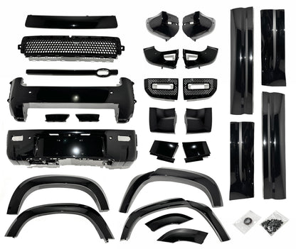 HAWKE Black Pack Styling Kit Upgrade fits Land Rover Defender 110 2020+ Upgrade