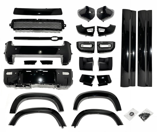 HAWKE Black Pack Styling Kit Upgrade fits Land Rover Defender 90 2020+ Upgrade