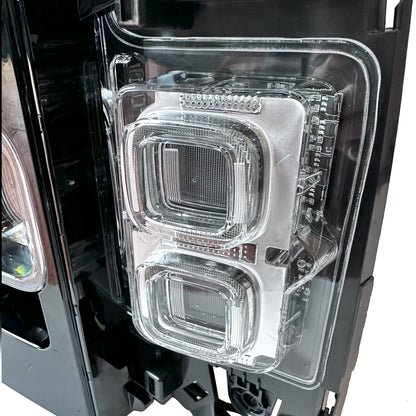 DEFENDER L663 REPLACEMENT REAR LIGHTS WITH CLEAR LENSES
