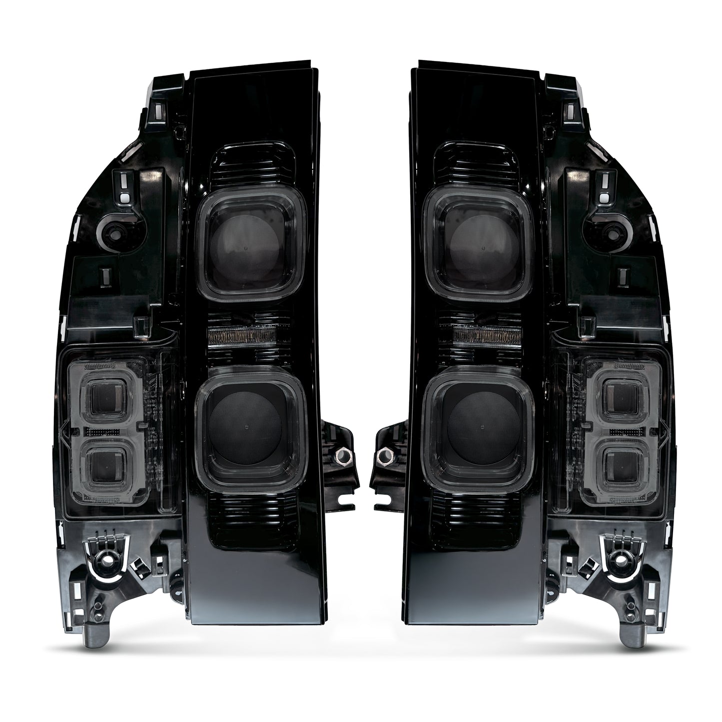 DEFENDER L663 REPLACEMENT REAR LIGHTS WITH SMOKED LENSES