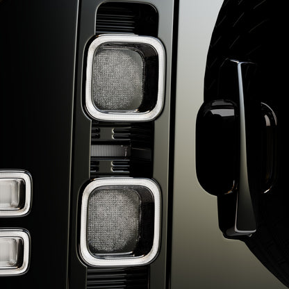 DEFENDER L663 REPLACEMENT REAR LIGHTS WITH CLEAR LENSES