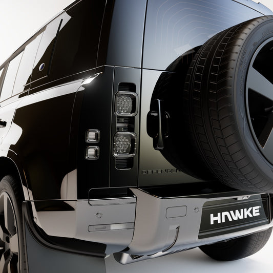 DEFENDER L663 REPLACEMENT REAR LIGHTS WITH SMOKED LENSES