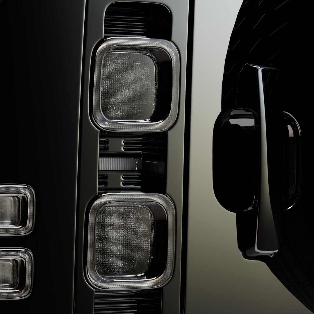 DEFENDER L663 REPLACEMENT REAR LIGHTS WITH SMOKED LENSES