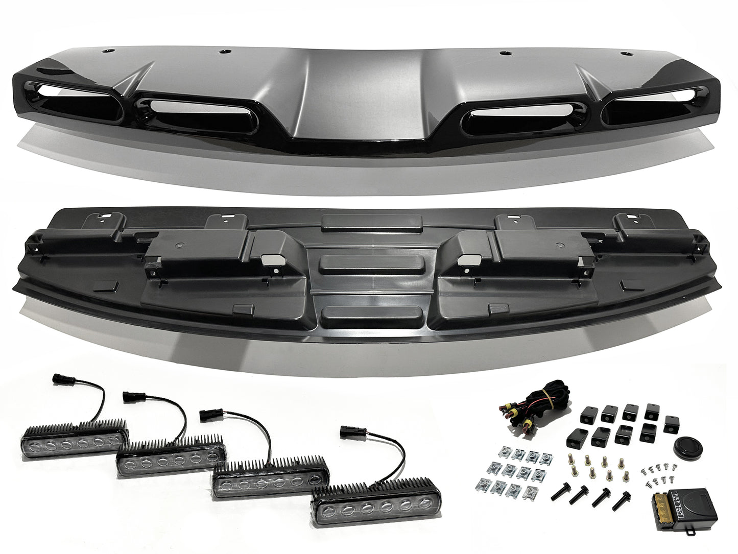 HAWKE LED Roof Light Bar fits Land Rover Defender 110 L663 2020-23 Gloss Black