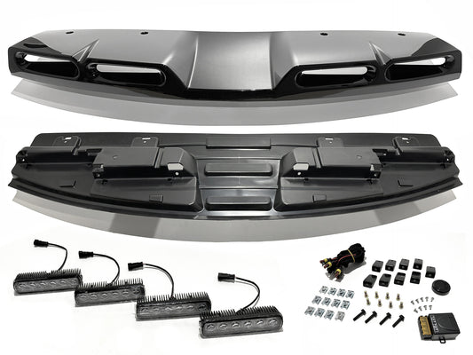 HAWKE LED Roof Light Bar fits Land Rover Defender 110 L663 2020-23 Gloss Black