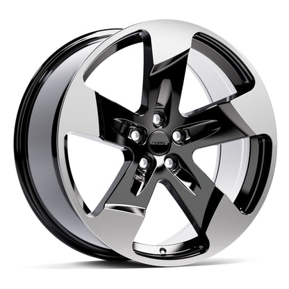 22" Hawke Five Tooth Alloy Wheel & Tyres Set (x4) | Land Rover Defender | Wider Rears
