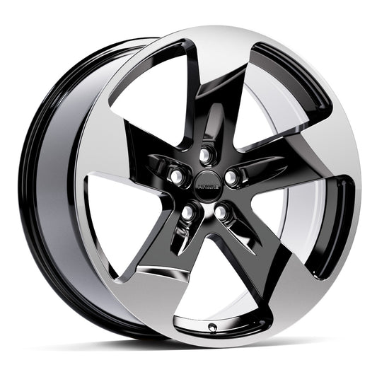 22" Hawke Five Tooth Alloy Wheel Set (4x) | Land Rover Defender | Wider Rears