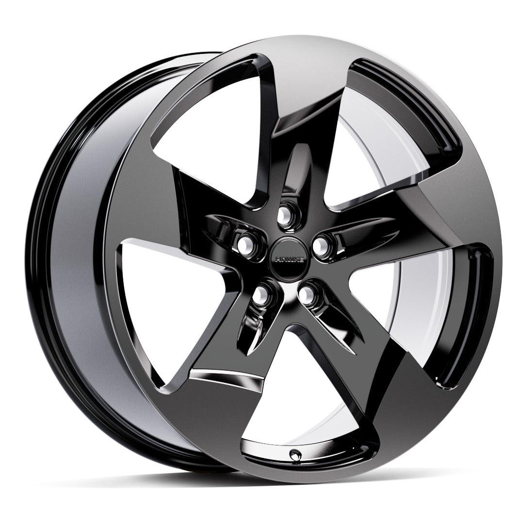 22" Hawke Five Tooth Alloy Wheel Set (4x) | Land Rover Defender | Wider Rears