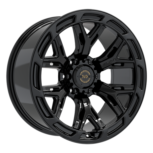 4 X 20" HAWKE AWD 6Y-R WHEELS GLOSS BLACK (6X139) | ET00