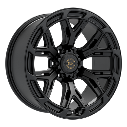 4 X 20" HAWKE AWD 6Y-R WHEELS MATT BLACK (6X139) | ET00