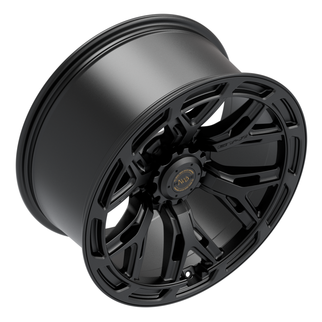 4 X 20" HAWKE AWD 6Y-R WHEELS MATT BLACK (6X139) | ET00