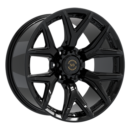 4 X 20" HAWKE AWD 6Y-S WHEELS GLOSS BLACK (6X139) | ET00