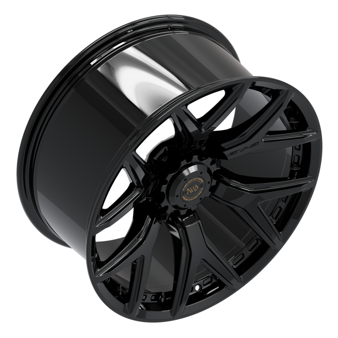 4 X 20" HAWKE AWD 6Y-S WHEELS GLOSS BLACK (6X139) | ET00