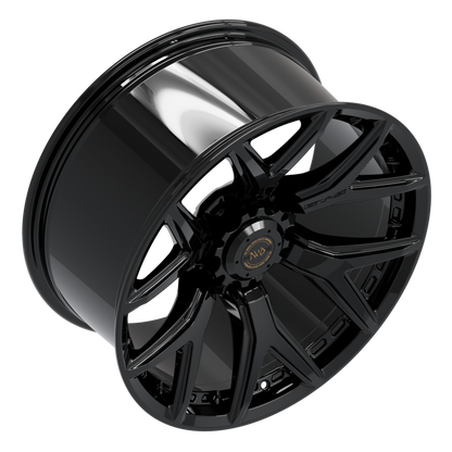 4 X 20" HAWKE AWD 6Y-S WHEELS GLOSS BLACK (6X139) | ET00