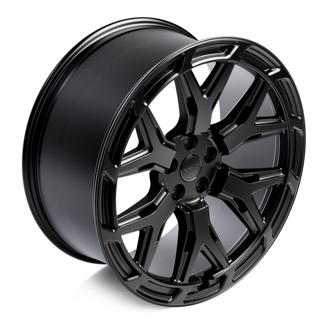 22" Hawke Havoc Alloy Wheel Set (4x) | Matt Black | Range Rover | 5x120 - Image 2