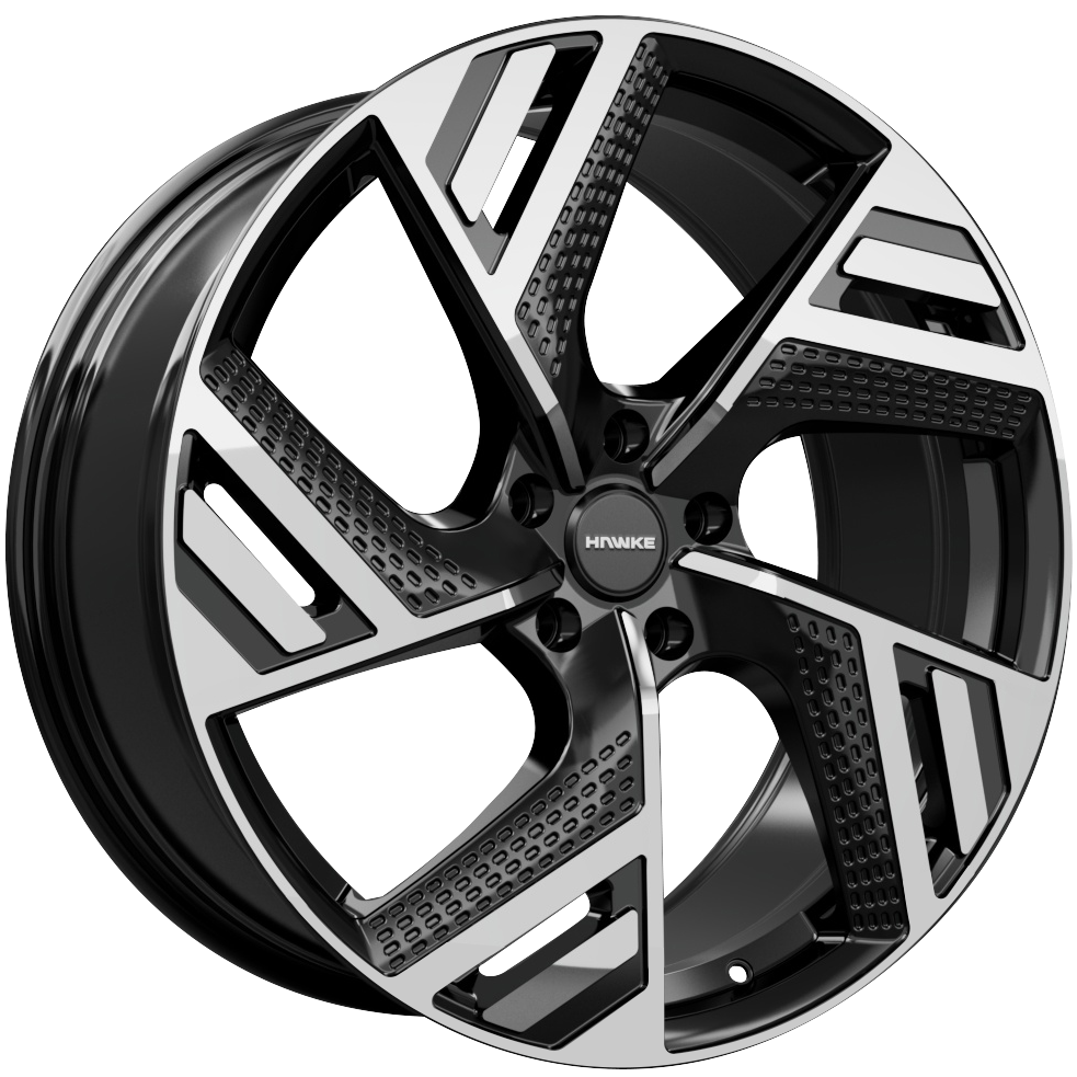 4 x 20" HAWKE VALOR WHEELS (5x108)