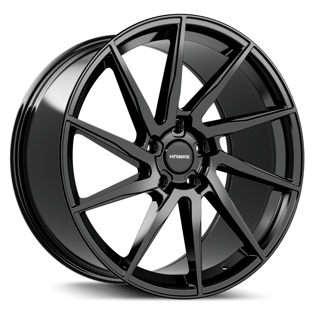 4 x 23" HAWKE ARION ALLOY WHEELS (5x108)