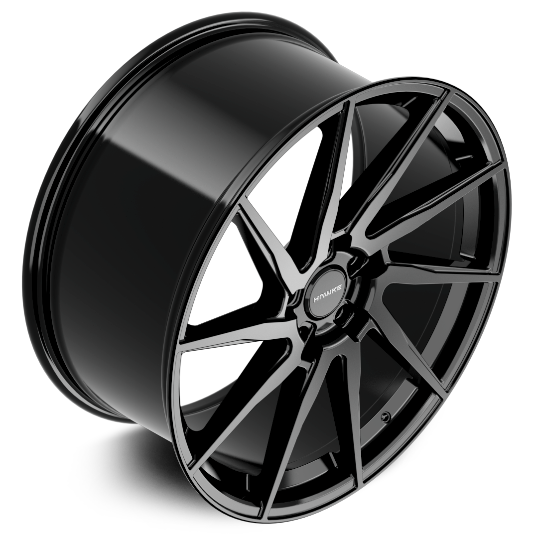 4 x 23" HAWKE ARION ALLOY WHEELS (5x108)