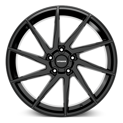 4 x 23" HAWKE ARION ALLOY WHEELS (5x108)