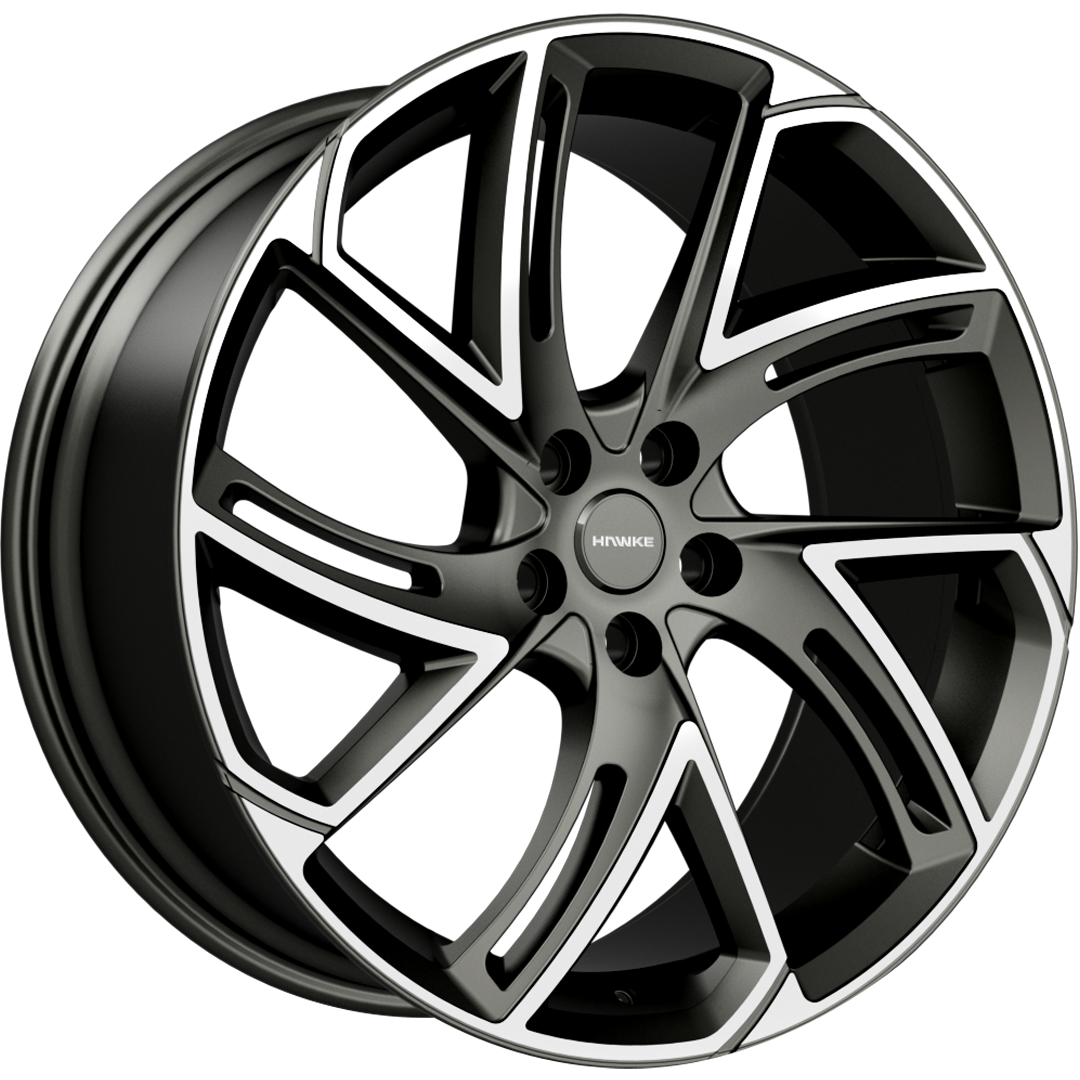 4 x 22" HAWKE CONDOR WHEELS (5x108)