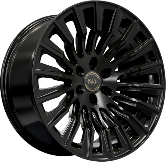 4 X 20" HAWKE AWD DENALI XXC WHEELS GLOSS BLACK (6X114)