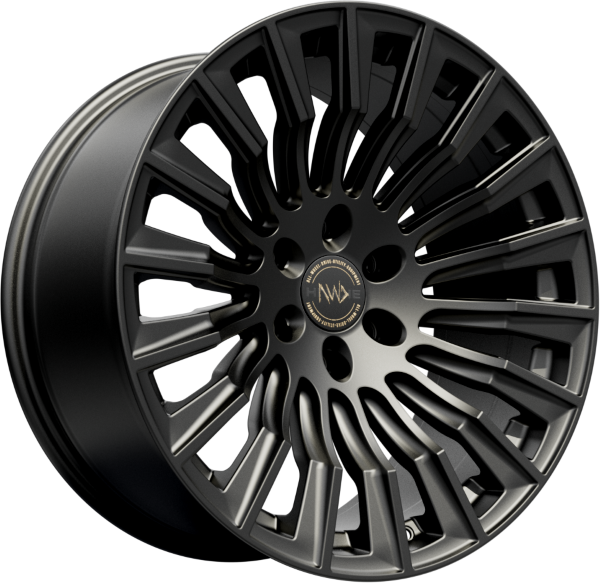 4 X 20" HAWKE AWD DENALI XXC WHEELS MATT BLACK (6X114)