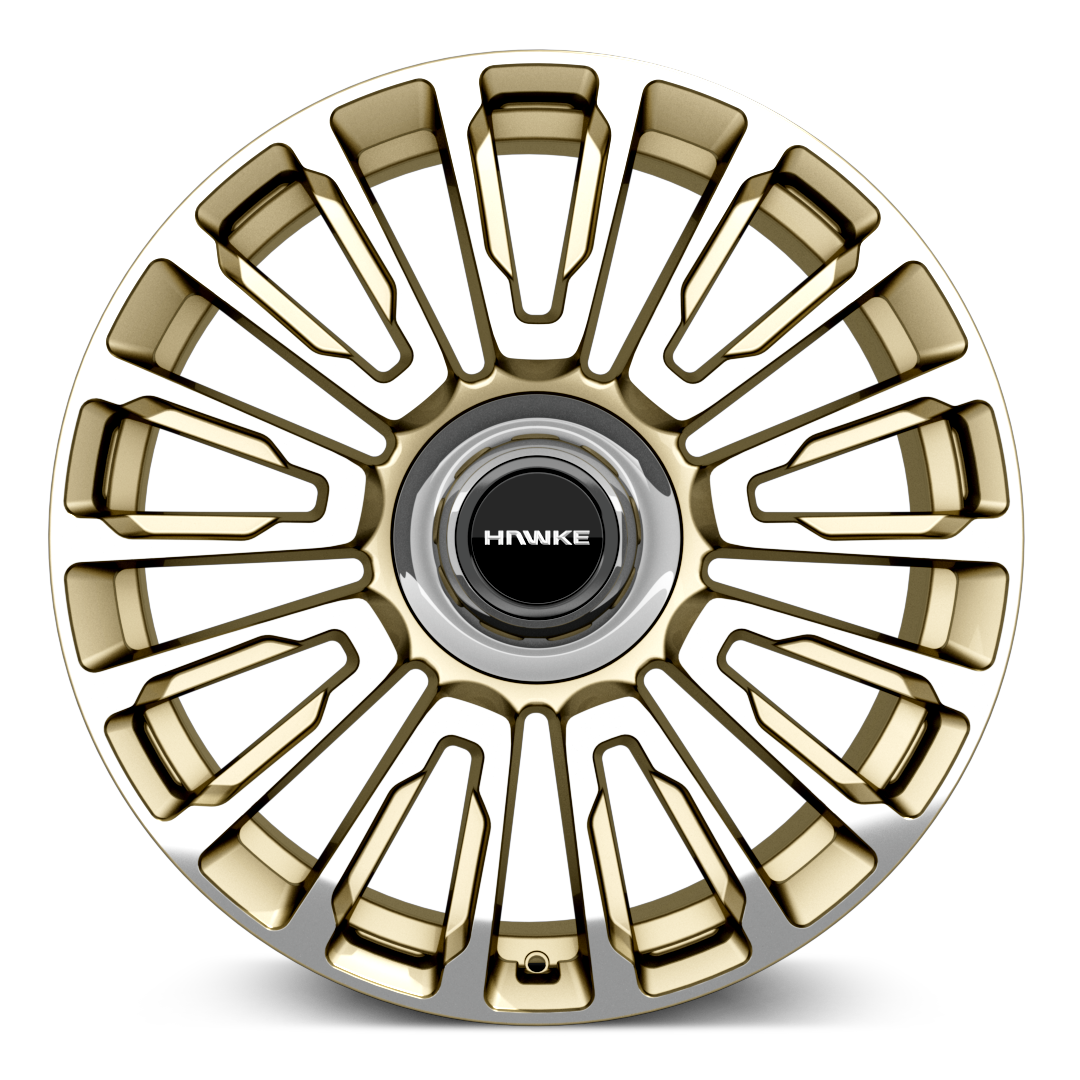 4 x HAWKE DRESDEN WHEELS (ROLLS ROYCE)