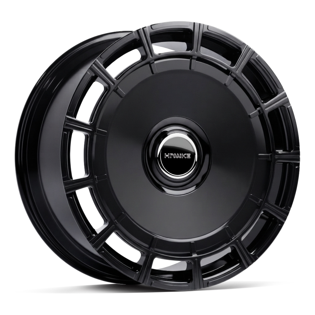 24" Hawke Garrard Forged Alloy Wheel Set (4x) | Matt Black | Range Rover | 5x120 | Wider Rears
