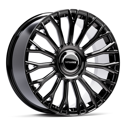 22" Hawke Graff Forged Alloy Wheel Set (4x) | Rolls Royce | 5x120 | Wider Rears
