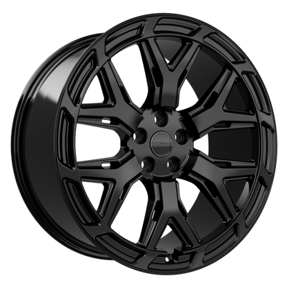4 X 22" HAWKE HAVOC WHEELS & TYRES PACKAGE BLACK (LAND ROVER DEFENDER)