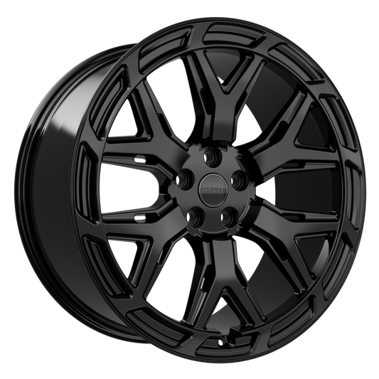 4 X 22" HAWKE HAVOC WHEELS BLACK (5X120) | ET34 PRE-ORDER
